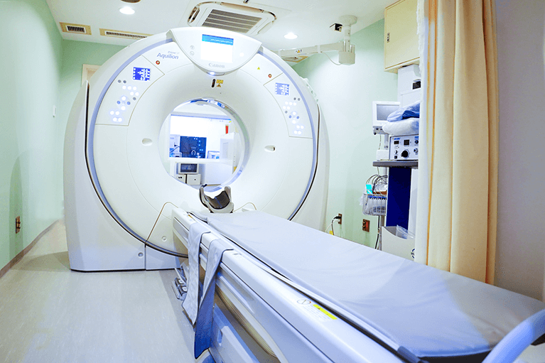 80列マルチスライスCT装置(Canon社製 Aquilion PRIME SP)
